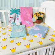 婴儿床笠纯棉床单拼接床全棉，定制儿童床防滑固定床罩单件床上用品