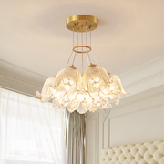 卧室吊灯奶油风美式轻奢复古餐厅意式主卧客厅法式浪漫高级感灯具