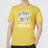 阿迪达斯短袖男针织NEO夏季运动透气休闲圆领上衣T恤衫HD7272