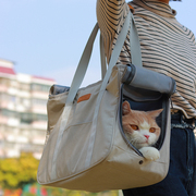 猫包手提外出便携宠物大容量猫袋冬天透气笼子帆布狗背包猫咪用品