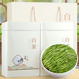 中闽峰州 明前特级珍稀白茶2023新茶 头采高山绿茶茶叶礼盒装250g