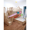 广州全实木松木家具多功能，组合床高架衣柜，床梯柜床可定制