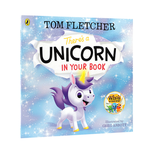  进口英文原版 There's a Unicorn in Your Book 你的书中有一只独角兽 3-5岁低幼启蒙儿童英语认知早教探索世界图画书童书