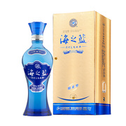洋河海之蓝52度375ml*1瓶单瓶装(单瓶装)绵柔型口感浓香型白酒