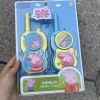 小猪佩佩猪儿童佩奇远程对讲器机一对户外无线通话亲子互动玩具