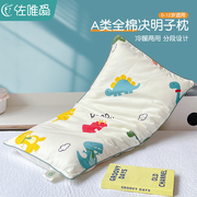 儿童决明子枕头枕芯助睡眠护颈椎睡觉专用一对硬整头男家用卡通单