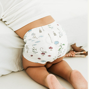 nestdesigns宝宝内裤，幼儿男女小童弹力竹纤维，可爱平角内裤2件装
