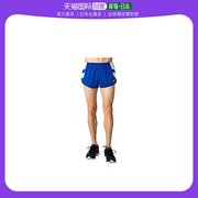 日本直邮ASICS男士田径服 跑步短裤 蓝色/白色 XL 2091A125