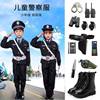 男女童秋季制服儿童警官童装小孩小警察军装玩具套装小交警演出服