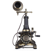 仿古电话机欧式金属稀世之宝1884tn旋转拨号盘民国风，固话复古机械