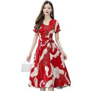 4XL碎花连衣裙Summer women fashion floral dress lady dresses