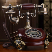 欧式古董复古仿古电话座机家用美式时尚创意固定电话机来电显示