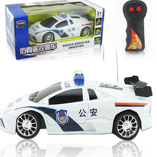 儿童遥控警车汽车玩具，耐摔电动漂移无线摇控车，赛车男孩跑车模型