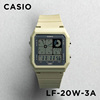卡西欧casiolf-20w-3a学生手表小方块，虚拟指针复古双显防水表
