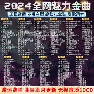 正版2024新歌神曲流行歌曲无损高音质(高音质，)音乐光碟汽车载cd碟片光盘