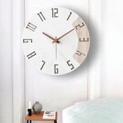 北欧钟表挂钟客厅卧室个性现代简约创意静音时尚，家用时钟墙免打孔