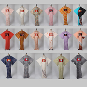 vintage古着日式和风写真服装，日本制传统民族服饰和服外套h101