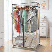 家用防尘简易衣橱大容量收纳柜，衣物简易挂衣柜卧室衣服收纳置物架
