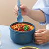 泡面碗带盖碗家用汤面碗，宿舍学生吃饭盒大容量微波炉加热方便面碗