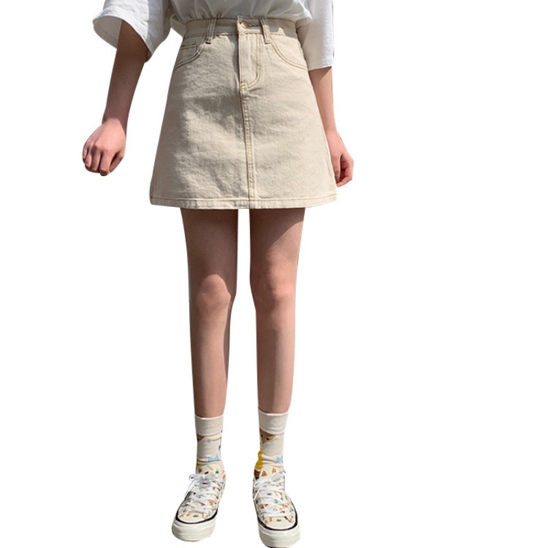 字複古裙超火牛仔裙顯瘦半身裙明線高腰ins新款短裙夏季春女韓版在類目 女裝/女士精品, 半身裙中 - 來自Buy2taobao.com提供專業的淘寶代購服務