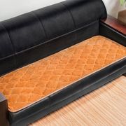 .办公室皮沙发垫子四季通用实木沙发坐垫红木制长椅防滑加厚座垫