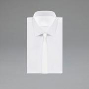 白色领带男学院风免打结拉链式衬衫女时尚细纹易拉得纯色懒人潮酷