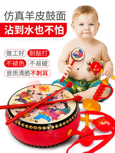 婴儿玩具可啃咬手摇，鼓拨浪鼓0-1岁新生儿宝宝，玩具益智3-6-12个月