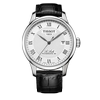 瑞士天梭tissot力洛克手表，男皮带机械男士表t006.407.16.033.00