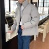 短款纯色面包服简约韩版流行防风棉服外套男冬季加厚宽松ins情侣