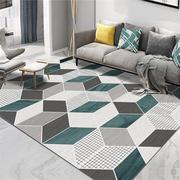 3D立体印花客厅地毯现代几何拼接地毯沙发茶几衣帽间地垫