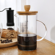 玻璃法式滤压壶法式咖啡壶加厚滤压壶手冲咖啡器具打奶泡器泡茶壶
