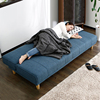 小户型单人沙发床多功能可折叠简易双人沙发1.8米布艺实木沙发床