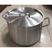 加厚大高身桶大容量铝汤锅煮粥铝锅商用兰州拉面铝桶