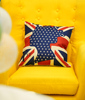 美式复古沙发抱枕靠垫米字旗英国国旗图案靠枕英伦抱枕套