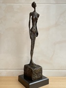 铜雕塑工艺品贾科梅蒂站立的人铜像抽象摆件家居饰品客厅玄关书房