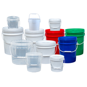 食品级20升塑料桶 带盖密封透明加厚包装牛奶桶1/2/5/10/KG公斤L