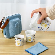 哆啦A梦高档茶壶套装陶瓷功夫茶具泡茶器家用小茶壶套装小清新