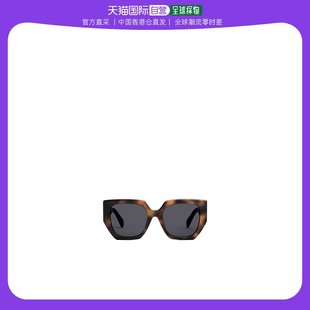 香港直邮潮奢 Celine 女士logo标牌大框太阳眼镜