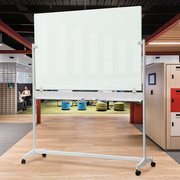 磁性钢化玻璃白板支架式移动培训会议留言板办公记事板公告栏手写计划板展示画板看板立式教学家用写字板黑板