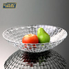 大号水晶玻璃水果盘家用创意欧式干果盘客厅托盘现代果盆水果篮