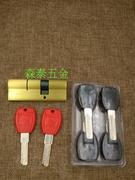 。超b级防盗门锁芯，入户大门双排带曲线锁头，异形偏机械门锁芯中