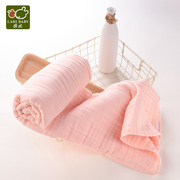 拉比新生婴儿浴巾纯棉，超柔吸水洗澡巾，宝宝纱布被子
