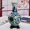 景德镇陶瓷器花瓶插花摆件，仿古青花瓷官窑，中式家居客厅酒柜装饰品