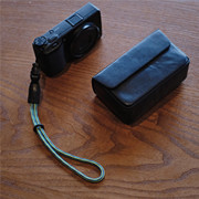 cam-in 相机包牛皮GR黑卡卡片相机器材数码便携摄影包真皮收纳包