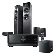 Yamaha/雅马哈 F51家庭影院组合音响5.1声道套装木质箱体环绕电视