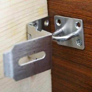 门鼻扣锁扣老式门门鼻门锁子门扣挂锁不锈钢，搭扣卡扣90度大门