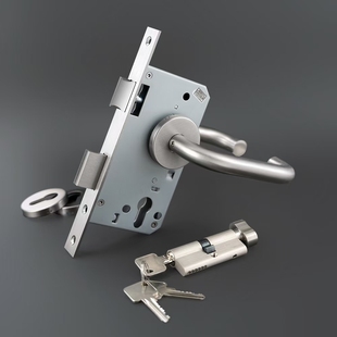 欧标美标套装门入户门分体执手锁不锈钢锁5572 6072 5072型门锁