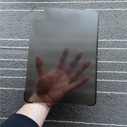 缺边2022iPad Pro11寸防弯指纹壳保护套吸笔超薄硬壳适用苹果ipad12.9寸第10代Air5后壳4平板Mini6磨砂套