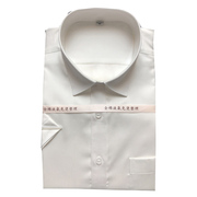 品牌款高支纱男士白色，短袖衬衫免熨烫长袖，衬衣全棉lenzon领佐