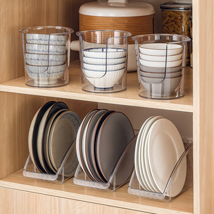 厨房碗碟收纳盒橱柜内置餐具，碗盘架盘子，碗架沥水架家用放碗置物架